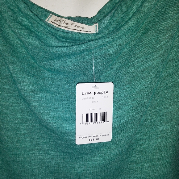 Free People Astrid Green Convertible Neck - Picture 6 of 8